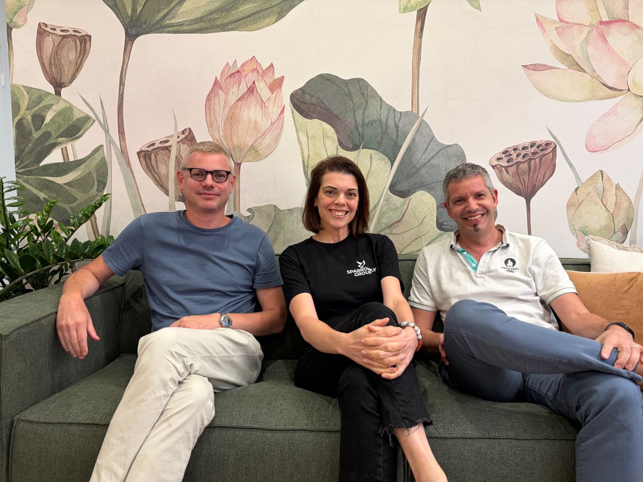 The AccessA co-founding team: Andrew Hager, Giovanna Lever and Yann Charavel